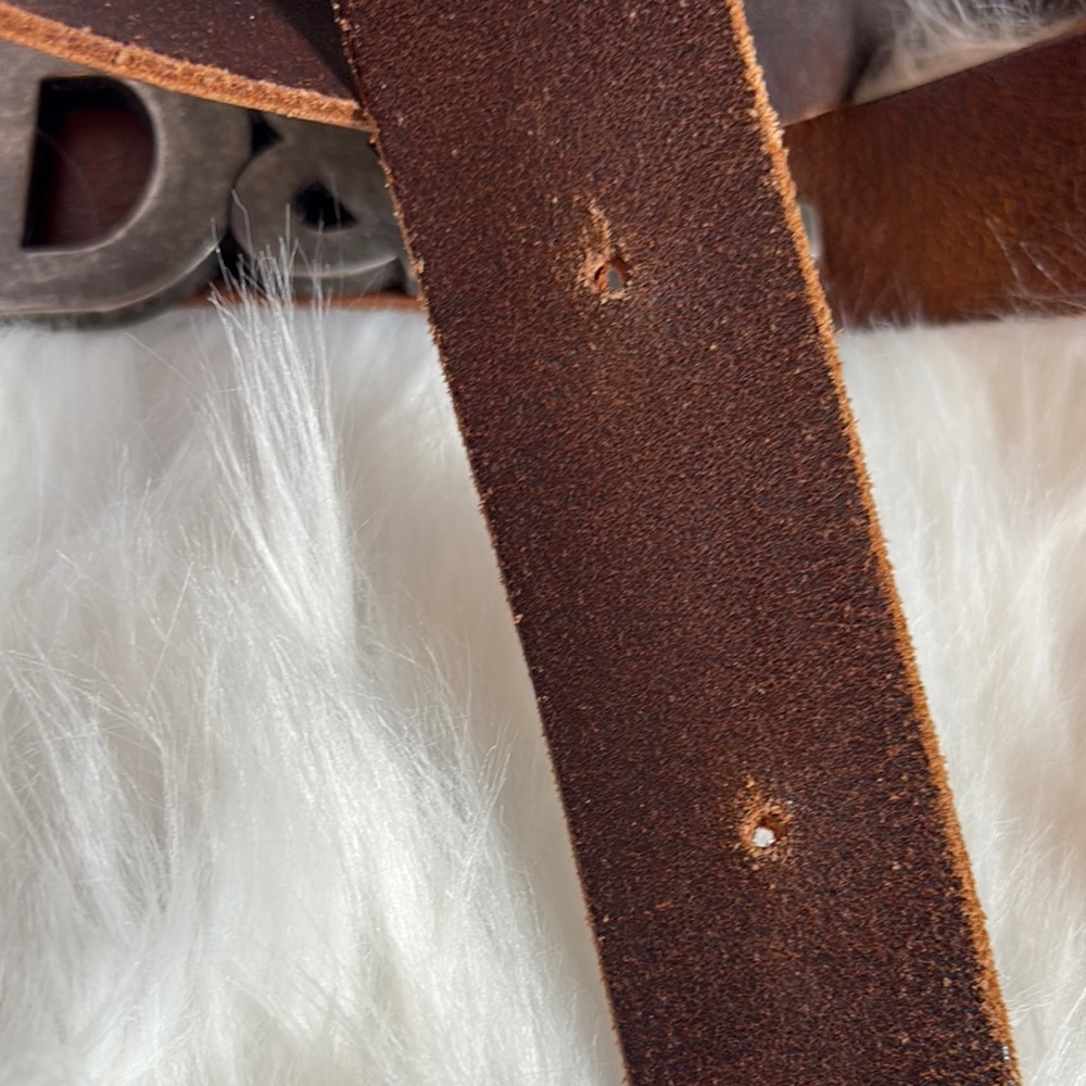 D&G Brown Leather Belt - Picture 4 of 7